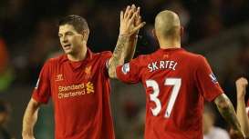 HASIL LIVERPOOL VS ARSENAL: Skor 2-2, Gol Skrtel Penyelamat (Menit 97)