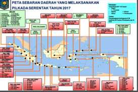 Pilkada Serentak 2017 Digelar 101 Daerah, Simak Rinciannya