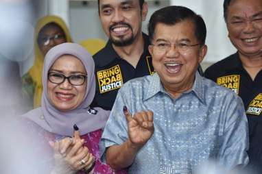 Jusuf Kalla Pantau Quick Count Dari Rumah