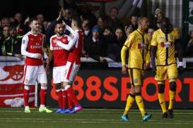 HASIL PIALA FA: Arsenal Pukul Sutton United 2-0