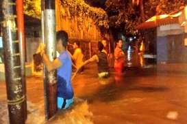 Tengah Malam, Wilayah Petogogan Kebayoran Baru Banjir