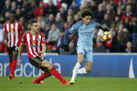 Leroy Sane di Mata Pep Guardiola