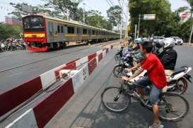 Perlintasan Sebidang Rel KA Jl TB Simatupang Jaksel Segera Ditutup