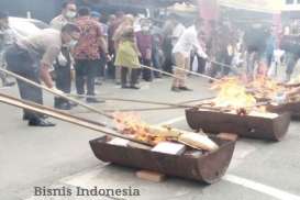 Polrestabes Medan Dibumbung Asap Narkoba, Lebih dari 152 Kg Masuk Tungku