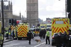 Teror di Parlemen London, Polisi Tahan 7 Orang