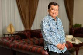 HASIL QUICK COUNT PILKADA DKI 2017: Kegembiraan Wapres Jusuf Kalla Karena Pilkada Aman