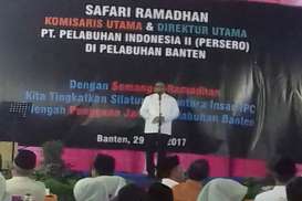 Safari Ramadhan Pelindo II , Dirut Tawarkan Sinergi Kembangkan Pelabuhan Banten