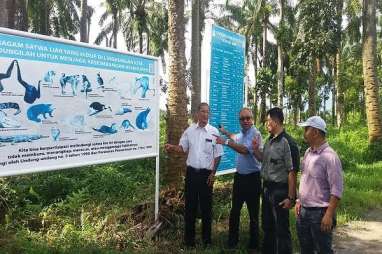 Anak Usaha Wilmar AMP Plantation Hijaukan Tepi Sungai Batang Masang