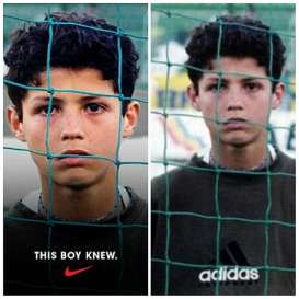 Ronaldo Gunakan Adidas di Iklan Nike