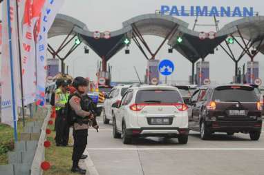 TOL CIPALI: Jumat Pagi, Jumlah Kendaraan di GT Palimanan Melonjak