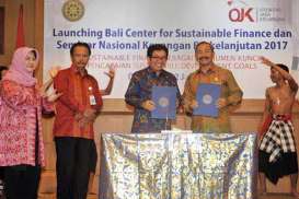Dorong Implementasi Keuangan Berkelanjutan, OJK Luncurkan Bali Center For Sustainable Finance