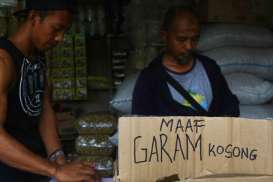 GARAM KONSUMSI: Seretnya Pasokan Berlanjut, Harga di Pasar Tradisional Terkerek