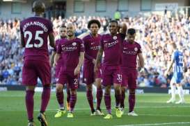 HASIL LIGA INGGRIS: Manchester City Hajar Brighton 2-0