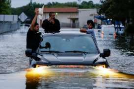 Badai Harvey Lintasi Texas ke Lousiana, 35 Orang Tewas