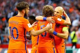 HASIL KUALIFIKASI PIALA DUNIA 2018: Belanda Pukul Bulgaria 3-1, Swedia Hajar Belarus 4-0