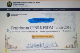 PENERIMAAN CPNS 2017 Kementerian ESDM: Lihat Di Sini