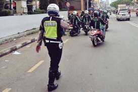 Driver Ojek Online Setuju Larangan Motor Lewat Jalan MH Thamrin Jakarta Dihapus