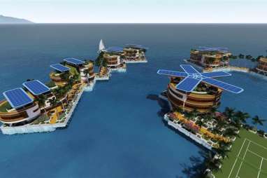 Blue Frontiers Bangun Kota Terapung di Tahiti, Investasi US$60 Juta