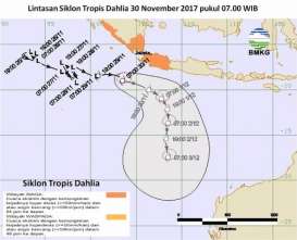 Siklon Tropis Dahlia Muncul, BMKG Imbau Nelayan Jabar Tak Melaut