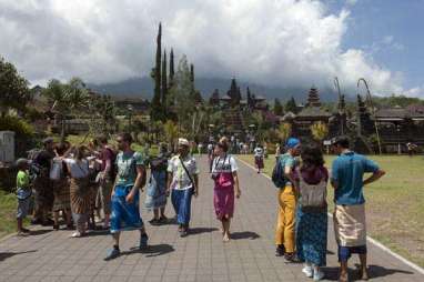 Gunung Agung : Kunjungan Wisman di Bali Justru Meningkat