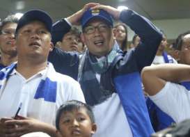 PERSIB VS SRIWIJAYA: Ridwan Kamil Mengaku Ekspektasi ke Persib Menurun