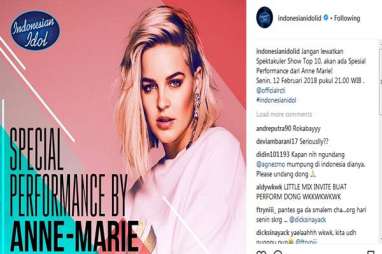 INDONESIAN IDOL 2017: Artis Dunia Anne-Marie Bakal Bawakan Lagu di Top 10  