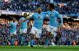 ARSENAL VS MANCHESTER CITY: Meriam London Dibantai Habis 0-3