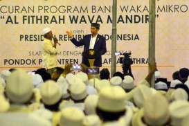 Presiden Jokowi Hadiri Peluncuran Bank Wakaf Mikro di Pesantren An Nawawi