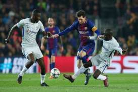 LIGA CHAMPIONS: Gulung Chelsea 0-3, Barcelona Ke Perempat Final, Messi Cemerlang