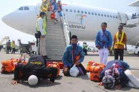 Garuda Indonesia & Saudia Airline Angkut Jamaah Haji 2018
