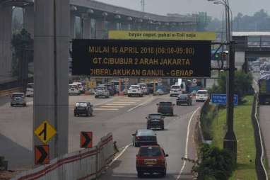 Uji Coba Ganjil-Genap di Jalan Tol, BPTJ Masih Temukan Kepadatan