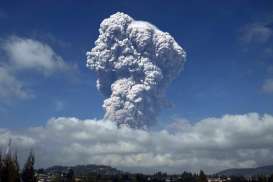 Kembali Erupsi, Sinabung Berstatus Awas