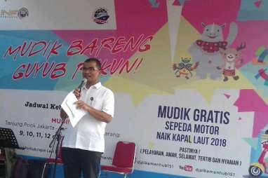 Kemenhub: Mudik Gratis Sepeda Motor Kurangi Beban Jalan Raya