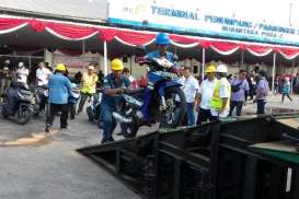 776 Pemudik Sepeda Motor Diberangkatkan Dengan Kapal Rute Priok-Semarang