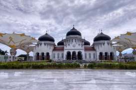 BERITA FOTO: Menikmati Kemegahan Masjid Raya Baiturrahman Banda Aceh Bernilai Rp458 Miliar