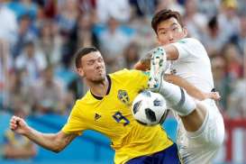 PIALA DUNIA 2018: Swedia - Korsel 1-0, Kami Terintimidasi Tinggi Badan Lawan, Kata Shin Tae-yong