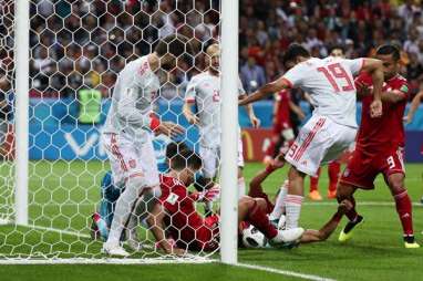 HASIL PIALA DUNIA 2018: Spanyol  Hajar Iran 1-0, Diego Costa Pahlawan