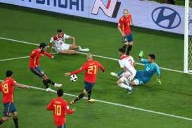 PIALA DUNIA 2018: Spanyol  Tertahan Maroko 1-1 (Di Babak I)