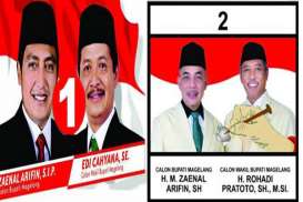 Quick Count Pilbup Magelang 2018, Rekap Final: PADI 56,7 Persen, Zaroh 43, Persen Suara