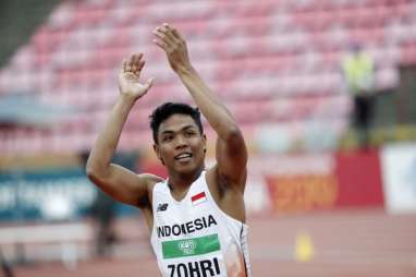 KEJUARAAN DUNIA ATLETIK JUNIOR: Pelari Indonesia Zohri Juara Dunia 100 Meter, Ini Klasemen Medali Indonesia