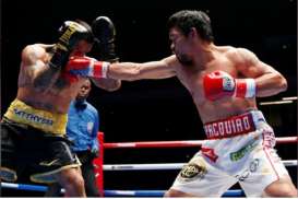 Menang KO, Manny Pacquiao Kembali Rebut Gelar Juara Dunia Welter WBA