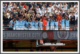 LIGA INGGRIS: Dua Gol Aguero, Manchester City Samai Rekor Chelsea di Community Shield