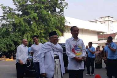 Tes Kesehatan, Jokowi-Ma'ruf Amin Berpuasa