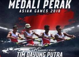 Asian Games 2018: Dayung Kembali Sumbang Medali untuk Indonesia