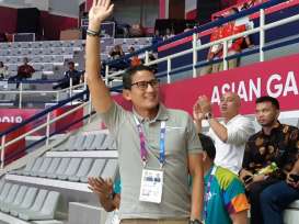 Sandiaga Uno Semangati Atlet Pencak Silat Indonesia Asian Games 2018