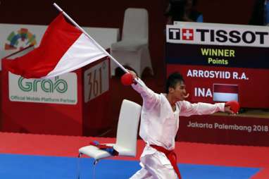 Asian Games 2018: Karateka Rifki Ardiansyah Arrosyiid Raih Emas