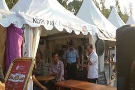 JK Kunjungi Booth Kopi di Zona Atung Sambil Makan Soto dan Sate