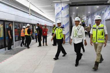 Presiden Jokowi: Proyek MRT Beroperasi Maret 2019