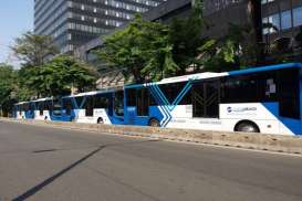 Bus Transjakarta Gratis selama Revitalisasi JPO Polda