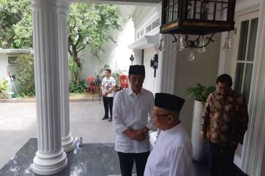 Usai Jumatan, Jokowi Kunjungi Kediaman Ma'ruf Amin